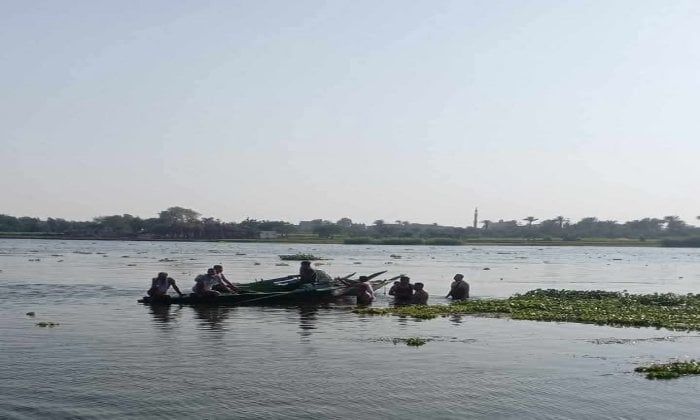 انتشال جثمان طفل غرق بترعة الباجوري في بالمنوفية
