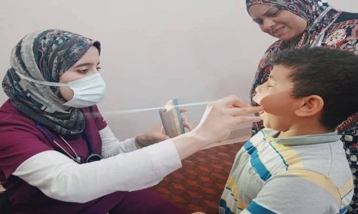 قافلة جامعة المنوفية المتكاملة توقع الكشف على 440 شخص ببركة السبع