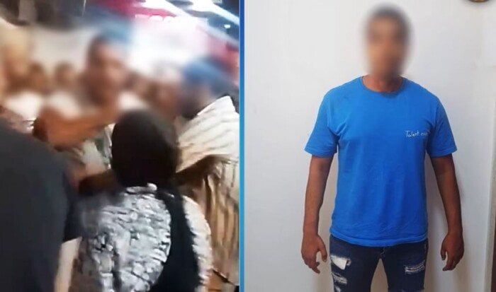 أزمة نفسية لوفاة والده.. ملابسات فيديو ضرب شاب لفتاة بشوارع دمياط