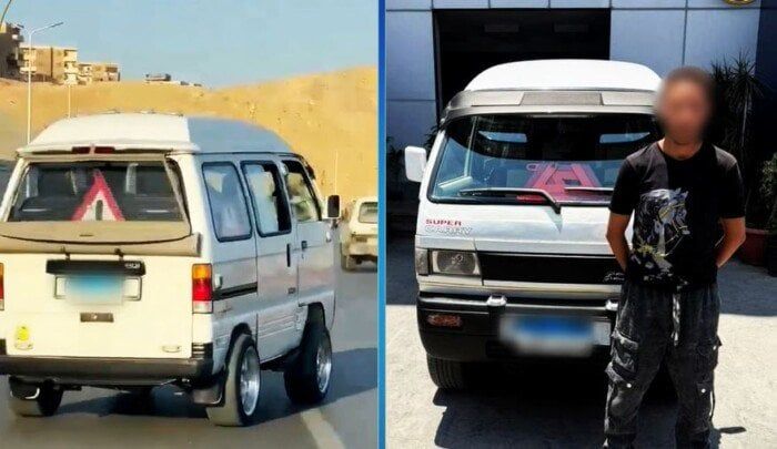 «الداخلية» تكشف ملابسات قائد سيارة بالسير برعونة في المقطم.. فيديو