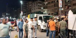 إزالة ١٢٠٠ حالة إشغال بشارعي المريوطية واللبيني بالجيزة - تواصل نيوز