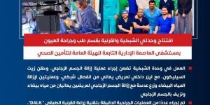 مستشفى العاصمة الإدارية تفتتح وحدتي الشبكية والقرنية بقسم طب وجراحة العيون - تواصل نيوز