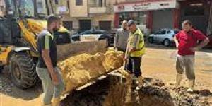 محافظ الجيزة يتابع إصلاح كسر ماسورتي مياه بشارع ترسا خلال إجازة عيد الأضحى - تواصل نيوز