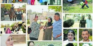 الحديقة الدولية كاملة العدد.. ثانى أيام العيد - تواصل نيوز
