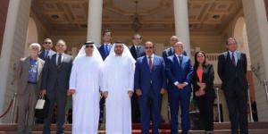 رئيس الجامعة البريطانية في مصر يستقبل رئيس جامعة حمدان بن محمد الذكية - تواصل نيوز