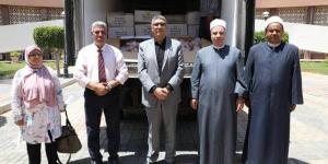 محافظ الجيزة يشهد تسلم الدفعة الأولى من لحوم صكوك الأضاحي  - تواصل نيوز