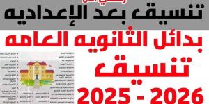 احدث الاخبار - بدائل الثانوية العامة 2025/2026 تعرف على اسماء المدارس المتاحة بعد الشهادة الإعدادية - تواصل نيوز