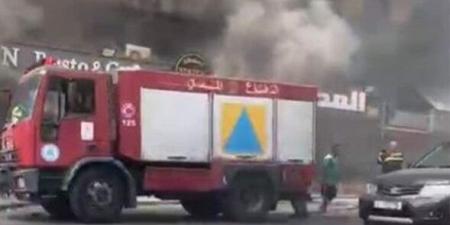 اندلاع حريق داخل أحد المطاعم في منطقة كورنيش المزرعة- بيروت - تواصل نيوز