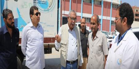 جولات مفاجئة بمحطات المياه والصرف الصحي ثالث أيام العيد بالمنيا - تواصل نيوز