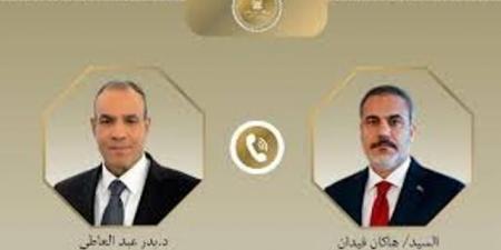 وزير الخارجية يبحث مع نظيره التركى تطورات الأوضاع فى غزة وليبيا - تواصل نيوز