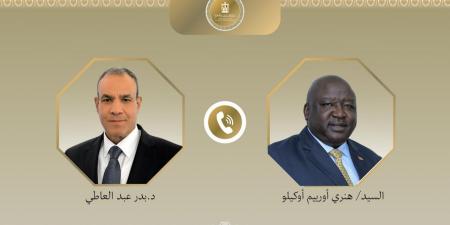 عاجل وحصرى - اتصال هاتفي بين وزير الخارجية ونظيره الأوغندي  - تواصل نيوز