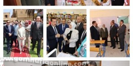 عاجل وحصرى - محافظ المنوفية يفتتح مشروعات صحية وتعليمية احتفالاً بالعيد القومي - تواصل نيوز