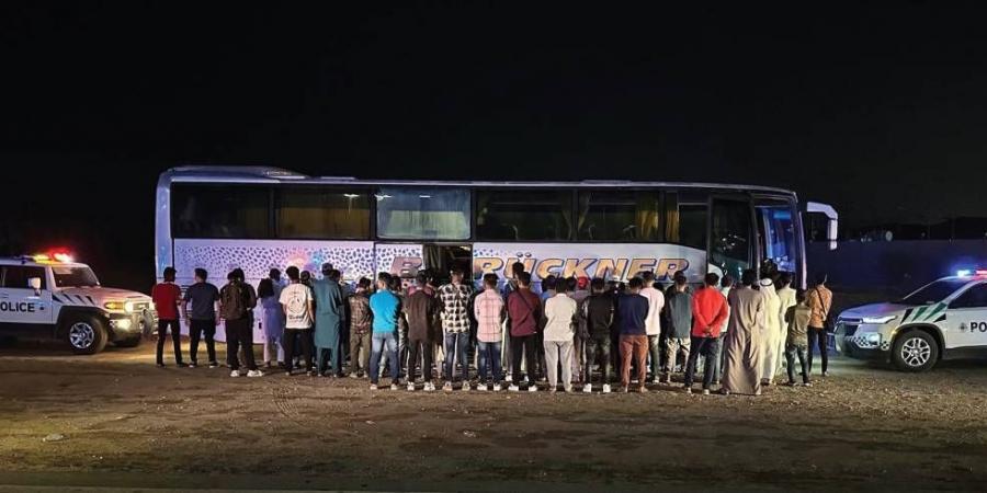 ضبط مواطنين حاولا إدخال 55 مخالفاً إلى مكة - تواصل نيوز