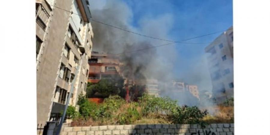 إخماد حريق اندلع في دوحة عرمون بسبب مفرقعات نارية - تواصل نيوز