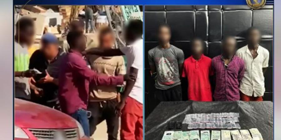 الفيديو كشفهم .. ضبط 4 أجانب يتاجرون فى المخدرات بالقاهرة  - تواصل نيوز