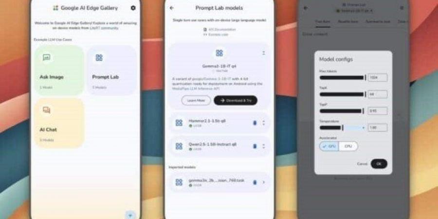 جوجل تطلق تطبيق AI Edge Gallery لتشغيل نماذج ذكاء اصطناعي دون إنترنت - تواصل نيوز