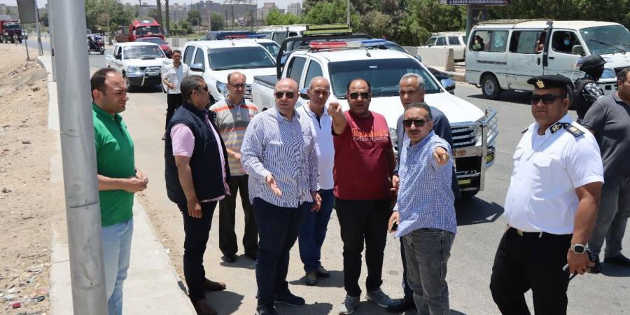 تخطيط مرورى حول مجمع مواقف السيارات الجديد ببنى سويف - تواصل نيوز