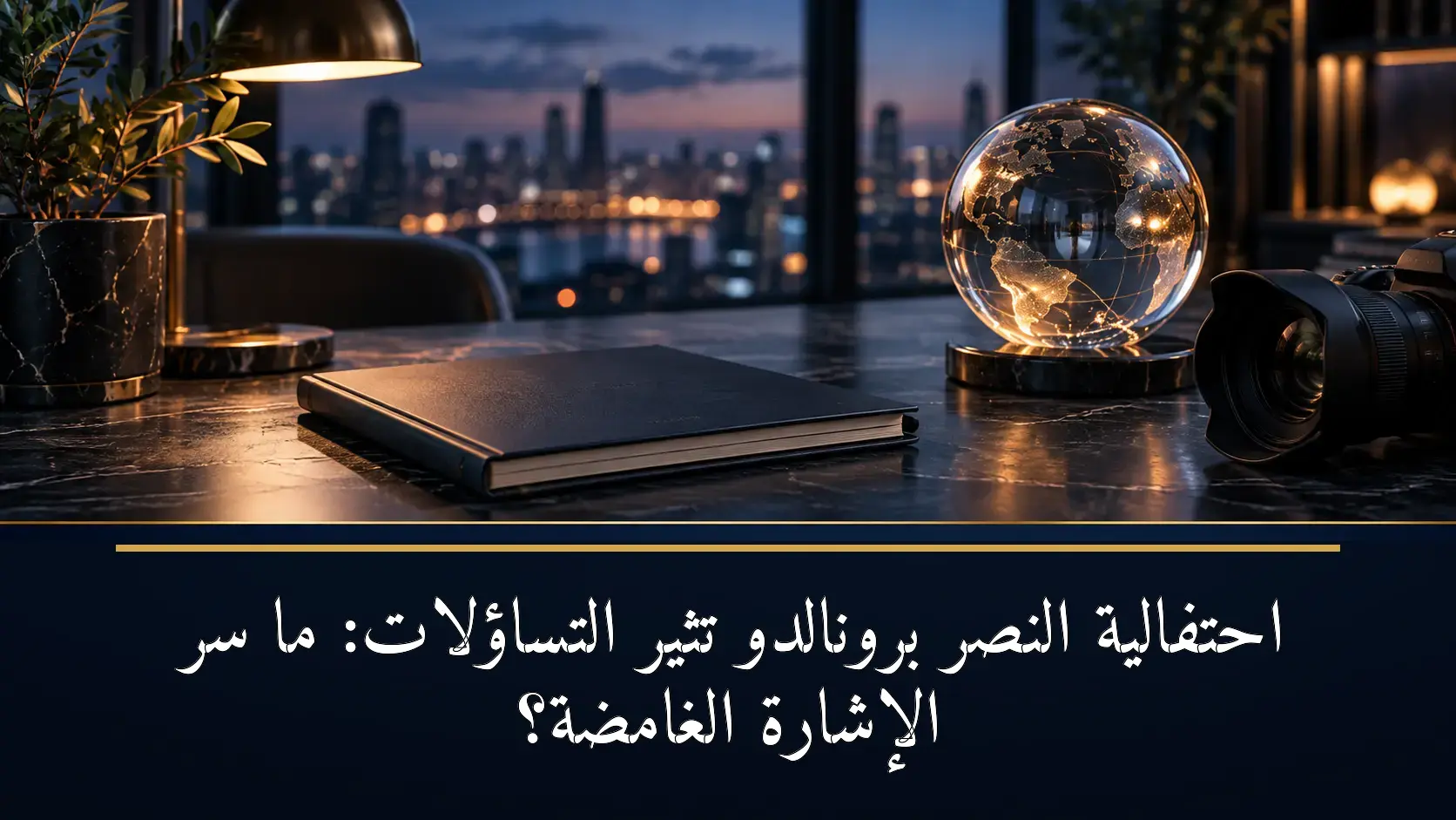 احتفالية نصر رونالدو تثير التساؤلات: ما السر وراء الإشارة الغامضة؟