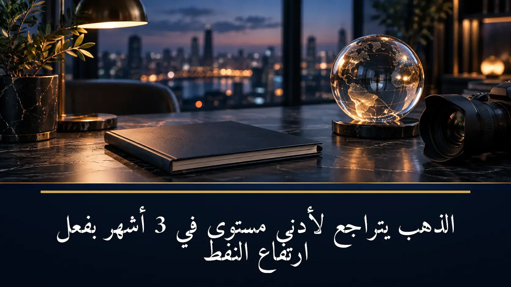 انخفاض الذهب لأدنى مستوى في ثلاثة أشهر مع تصاعد أسعار النفط