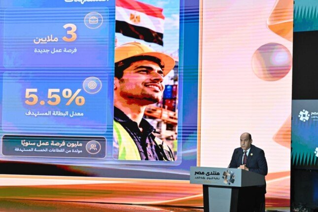 وزير العمل يكشف خطة مصر حتى 2030 لتحقيق 3 ملايين فرصة عمل وخفض البطالة إلى 5.5%