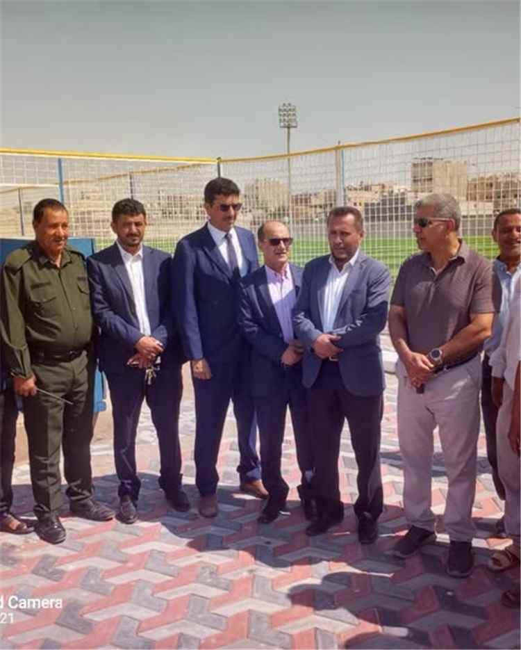 وكيل وزارة الشباب والرياضة يفتتح مشروع ملعب نادي النصر الرياضي بدار سعد بحضور رسمي بارز